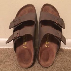 Two-Strapped Birkenstock Arizona Stone Birkibuc